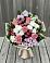 Букет цветов из: Альстромерии, Гвоздики, Розы и Хризантемы в Квашенки
