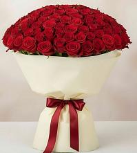 Букет 101 Красная роза Милано #REPLACE_PRED# Квашенки