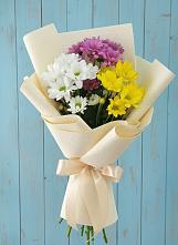 Букет цветов из:  Хризантемы в Квашенки