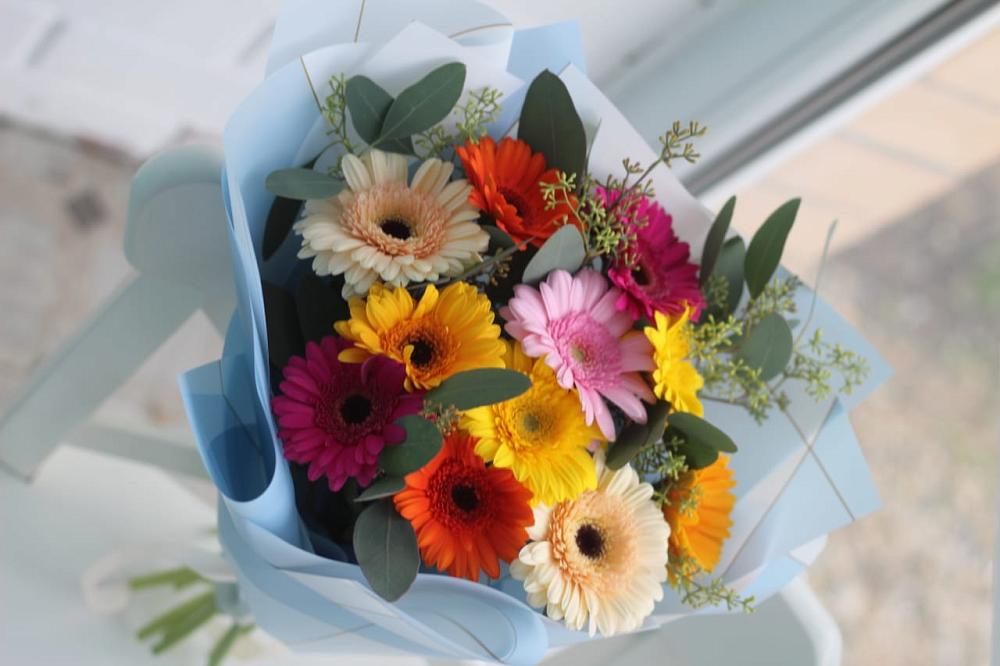 Букет цветов из: Герберы в Квашенки