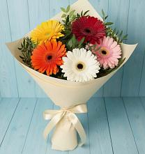 Букет цветов из:  Герберы в Квашенки