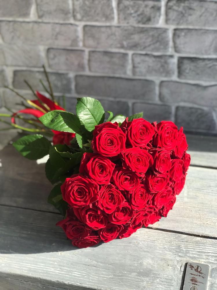Букет Красные розы Фридом в Квашенки
