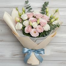 Букет цветов из:  Лизиантусы в Квашенки