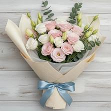 Букет цветов из:  Лизиантусы в Квашенки