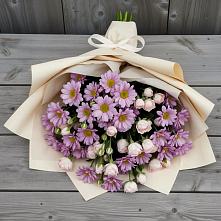 Букет цветов из:  Розы и Хризантемы #REPLACE_PRED# Квашенки