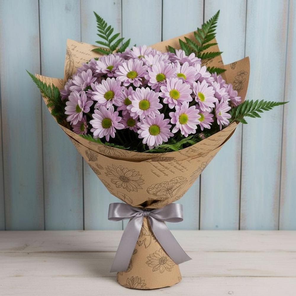 Букет цветов из: Хризантемы в Квашенки