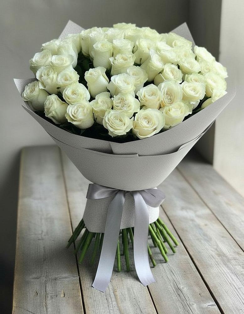 Букет 35 Белых роз в Квашенки