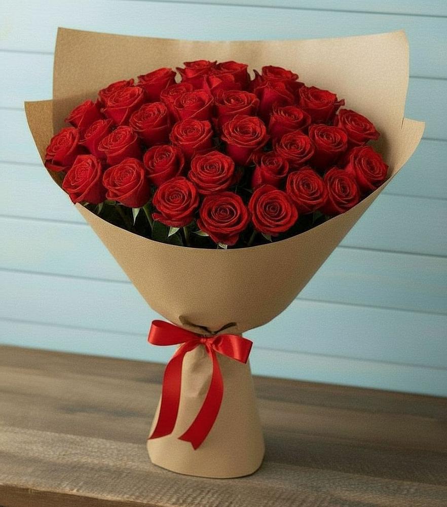 Букет Красные розы Милано в Квашенки