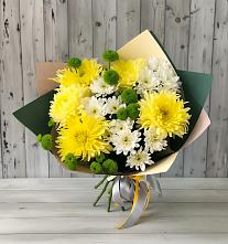 Букет цветов из:  Хризантемы #REPLACE_PRED# Квашенки