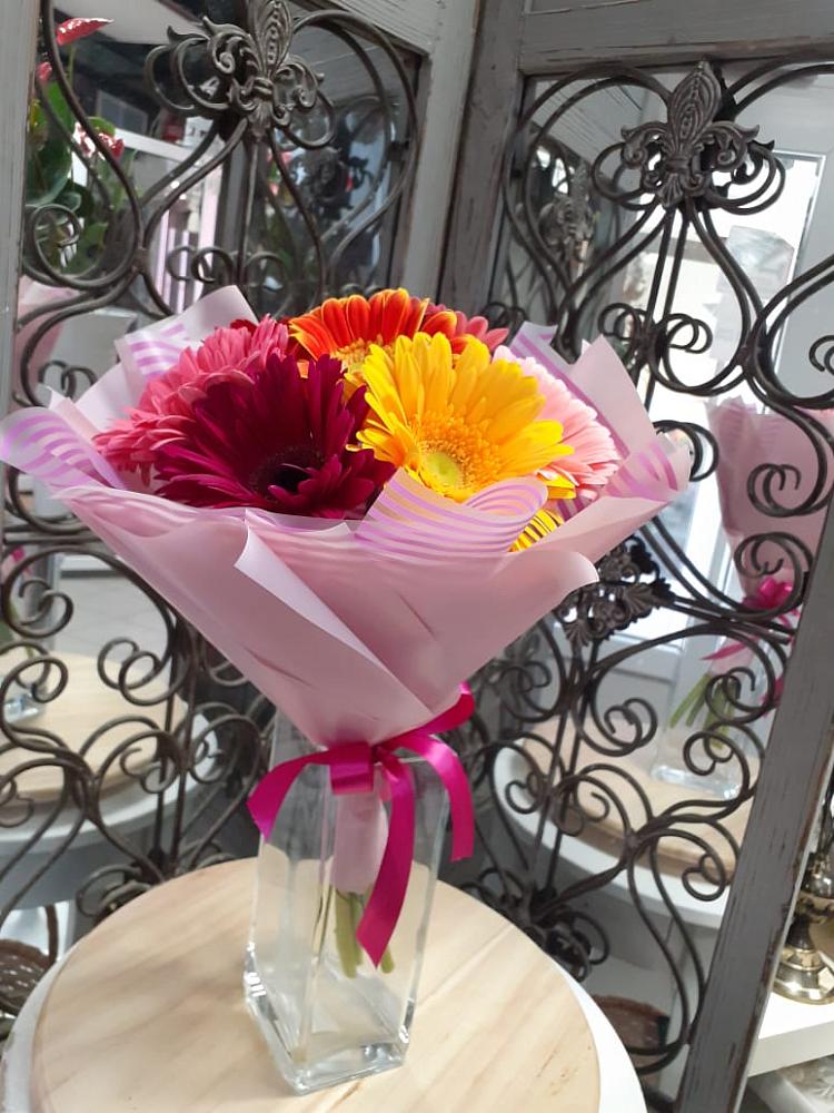 Букет цветов из: Герберы в Квашенки