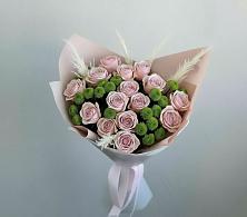 Букет цветов из:  Розы и Хризантемы в Квашенки