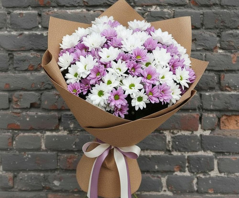 Букет цветов из: Хризантемы в Квашенки