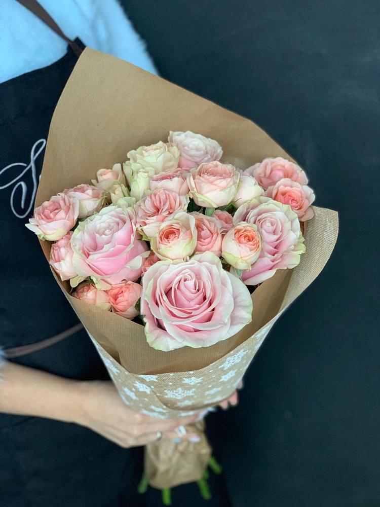 Букет цветов из: Хризантемы и Розы в Квашенки