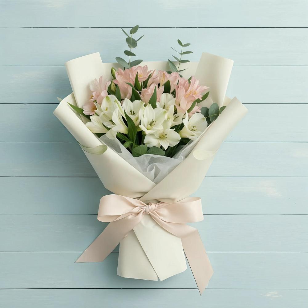 Букет цветов из: Альстромерии в Квашенки