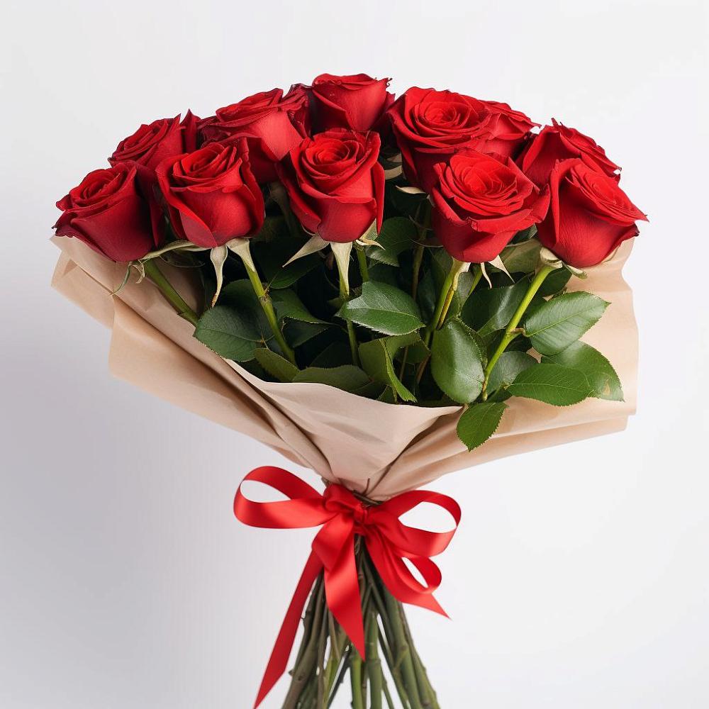 Букет 11 Красных роз Эдлесс Лав в Квашенки