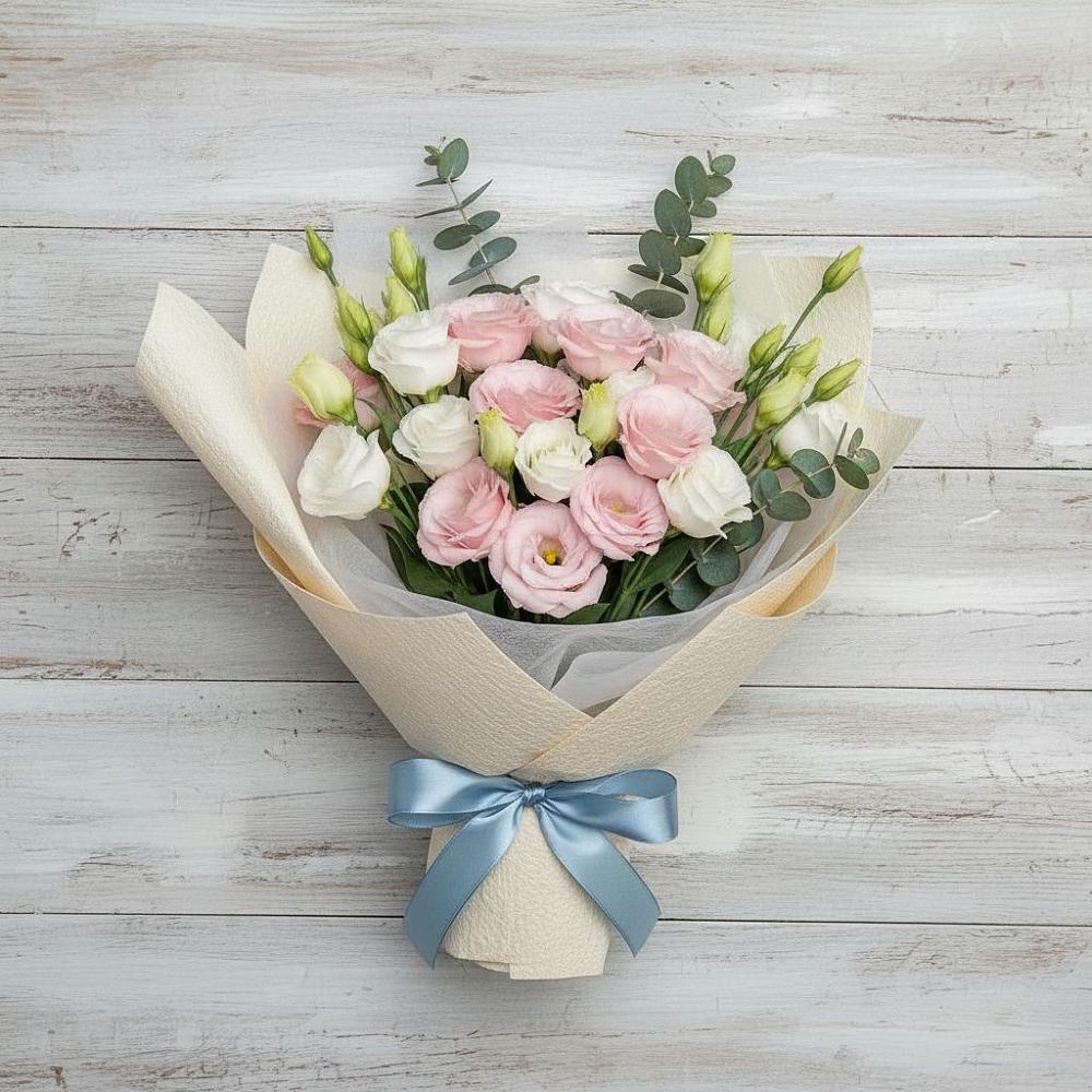 Букет цветов из: Лизиантусы в Квашенки